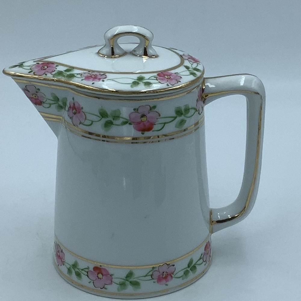 Vintage Hand Painted Nippon Covered Creamer/Pitcher